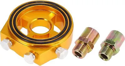 Oil Filter Cooler Sandwich Thread Plate Adapter Oil Cooler  M20x1.5 3/4-16UNF • $18.09