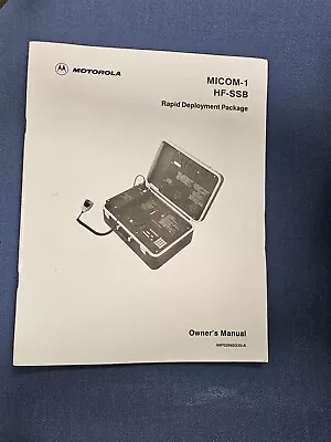 Motorola MICOM-1 HF-SSB • $750