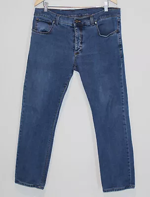 Cesare Attolini Men's Blue Jeans Japanese Denim Pants Made Italy Size 38-30 • $74.99