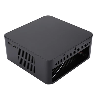 $92.05 • Buy DIY Mini ITX HTPC Case Aluminum PC Motherboard Chassis Desktop Enclosure L8 Hot
