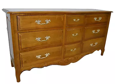 Ethan Allen Legacy Triple Dresser 9 Drawers Maple #13-5323 #213 Russet Near Mint • $1695