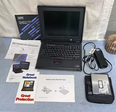 £195.66 • Buy Vtg IMB 2628 THINKPAD Laptop Computer A21m LKM-FC33-9 120mb Drive WIN 2000 Pro