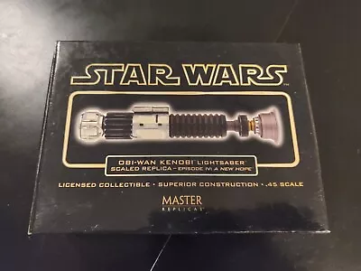 Master Replicas .45 Scaled Lightsaber Star Wars Obi-Wan Kenobi Gold ANH SW-305 • $75
