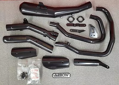 Arrow 2 In 1 Exhaust * Moto Guzzi V7 Ii * Black Ceramic Coated * 2s000627 • $1699