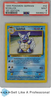 $1.07 • Buy 1999 Pokemon German Schillok 1st Edition 42 PSA 9