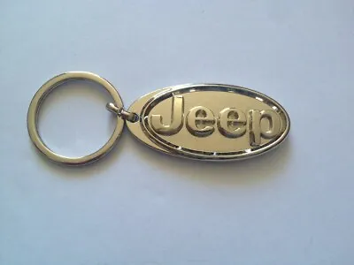JEEP Car Logo Key Ring  High Quality Chrome Alloy Key Chain • $9.99