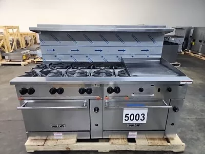 5003 New S/D Vulcan Endurance 8-Burner Range With Standard Ovens 72SS-8B24GTN • $8500