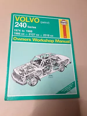 Volvo 240 Series 1974-1988 Petrol Haynes Workshop Manual 270 Used Cond Free P&p • $9.32