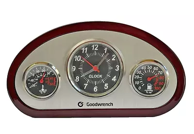 Goodwrench Desk Clock Humidity Temperature Dash Speedometer Style Novelty • $30