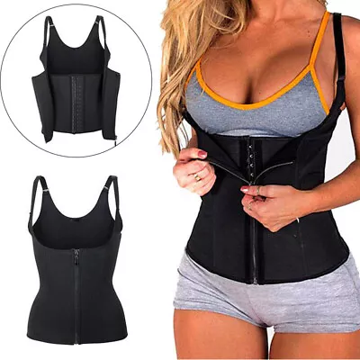 Women Fajas LATEX Colombianas Reductoras Waist Trainer Corset Vest Body Shaper • $14.99