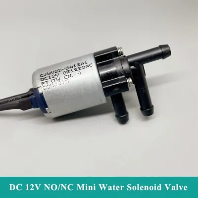 CJWV23 DC 12V NO/NC Small Mini Water Solenoid Valve Air Gas Flow Control Valve • $4.98