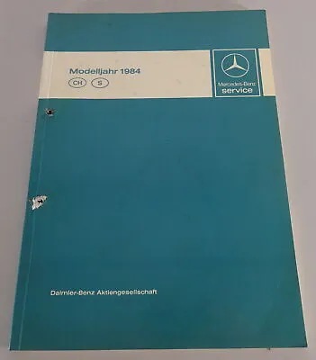 Workshop Manual Mercedes-Benz W 126/W 201 /W 123/R 107 Stand 10/1983 • $54.08