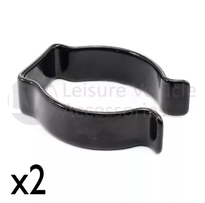 £10.99 • Buy 2x Black Fiamma Desmo Island Table Leg Clip Table Leg Storage Motorhome Caravan