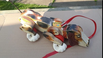 £0.99 • Buy Vintage Fisher Price Dog , Pull Along 