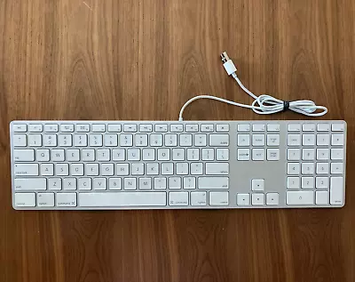 Genuine Apple A1243 Wired Mac Standard USB 12 Key Keyboard • $23.95