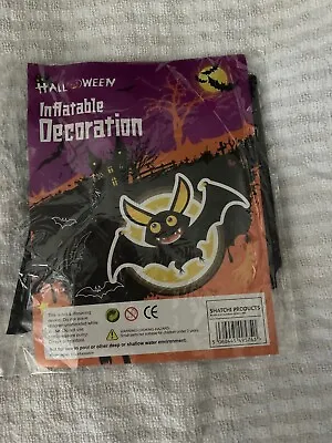 Halloween Inflatable Bat Decoration - New & Sealed • £0.99