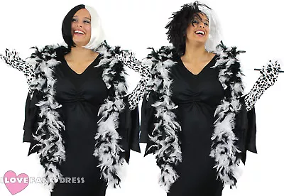 £12.99 • Buy Deluxe Cruella Costume Set Halloween Villain Fancy Dress Book Movie Character