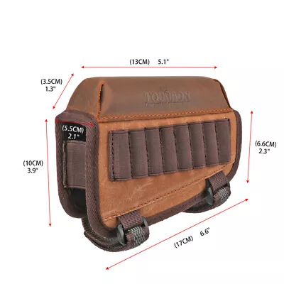 Tourbon Rifle Cheek Rest Sight Riser 308win Ammo Holder Fit For Remington/Marlin • $49.49