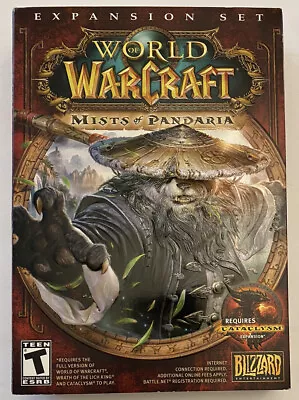 World Of Warcraft Mists Of Pandaria Expansion Set 2012 With Manual & Notepad • $8.99