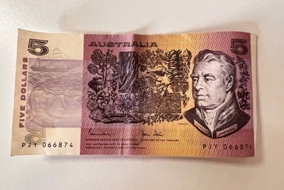 $20 • Buy Five Dollars 1967 To 1992 Johnston-Stone $5 Australian Bank Note