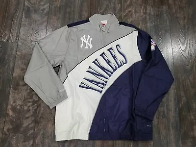 NWT Mens Mitchell & Ness New York Yankees Arched Windbreaker Jacket Size XL • $129