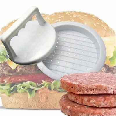 £8.75 • Buy Hamburger Press Round Shape Food-Grade Plastic Hamburger Meat Beef Burger Press 