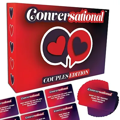 £4.99 • Buy CONVERSATIONAL Couples Edition | Ideal Valentines Gift, Stocking Filler, Present