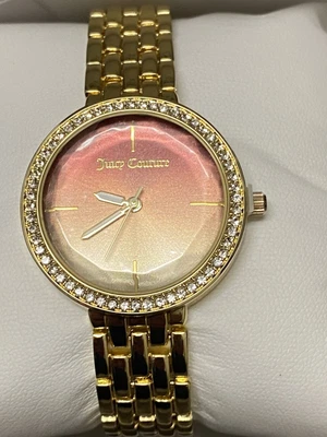 £25 • Buy Ladies Juicy Couture Pink Ombré Watch Black Label