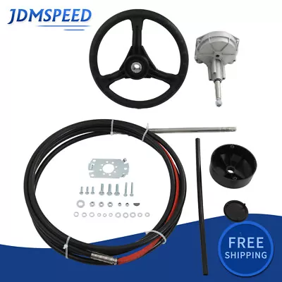 16 Feet SS13716 Boat Rotary Steering System Outboard Kit 16Ft Marine Cable • $155.97