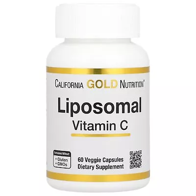 Liposomal Vitamin C 500 Mg 60 Veggie Capsules (250 Mg Per Capsule) • $16.59