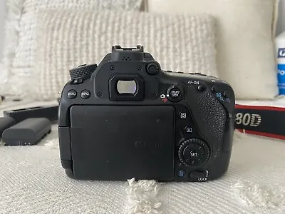 Canon EOS 80D 24.2 MP Digital SLR Camera - Black (Body Only) • $800