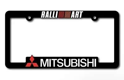 MITSUBISHI-License-Plate-Frames-RALLIART-EVO-Lancer-Evolution-X-6-7-8-9-10-11-12 • $9.75