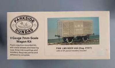 Boxed Parkside Dundas O Gauge 7mm Plastic Kit PS08 - LMS BR Beer Van Dia. D1817 • £39.50