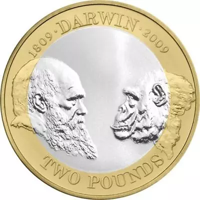 2009 Birth Of Charles Darwin £2 Circulated Coin • £7.99