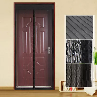 Lace Magnetic Mesh Screen Door Hands-free Anti Bug Pest Self Sealing Curtain • $13.95