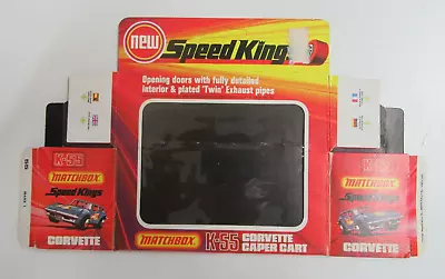 Matchbox Superkings K-55 Corvette Caper Cart - EMPTY BOX ONLY • £20