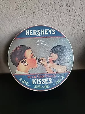 Vintage  1982 Hershey's Kisses  A Kiss For You  Collectors Round Tin - Vintage • $13.99