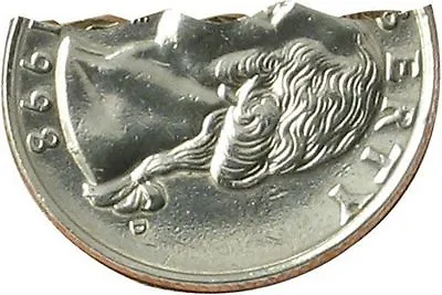 Bite Out Quarter/Coin Bite Magic Trick - REAL US QUARTER - David Blaine 10R • $10.99