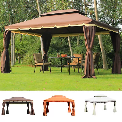 3 X 4 M Aluminium Gazebo Marquee Canopy Pavilion Patio Garden Party Tent 3 Color • £315.99