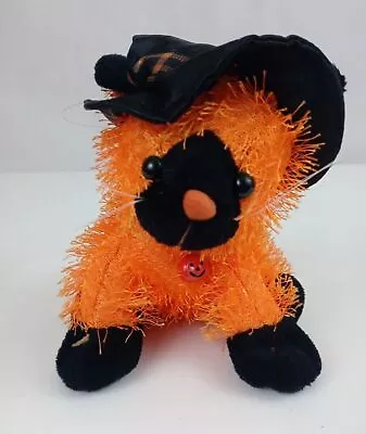 Halloween Orange Bean Bag Cat For March Of Dimes From Plushland • $7.99