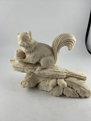 KAISER PORCELAIN BISQUE SQUIRREL FIGURINE  Paul’s Products 6”x 7” Made In Italy • $43.99