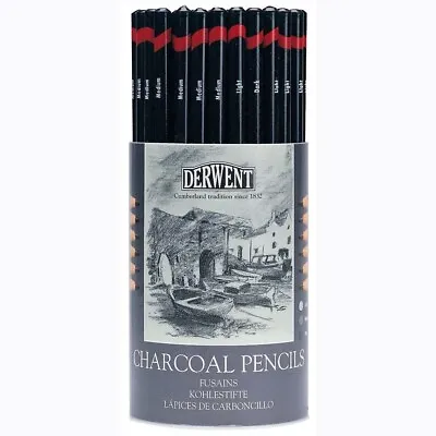 Derwent Charcoal Drawing Pencils Set Of 72 Professional Quality 36300 • £45.99
