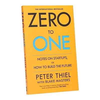 Zero To One By Blake Masters & Peter Thiel - Non Fiction - Paperback • $21.29
