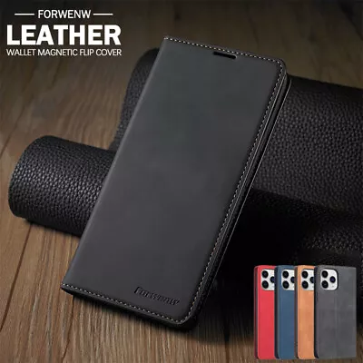 $14.99 • Buy For IPhone 14 13 12 11 Plus Pro Max SE/7/8 XS XR Wallet Case Leather Flip Cover