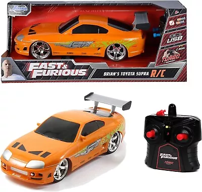 Fast & Furious Brian's Toyota Supra Remote Control 1:16 Scale Toy Car • £22.99