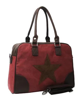 £29.99 • Buy The Olive House® Star Design Tote Style Bag Handbag Red