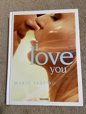SIGNED! By MARIO TESTINO Hardcover BOOK ~ I Love You Wedding Photo Book • $135