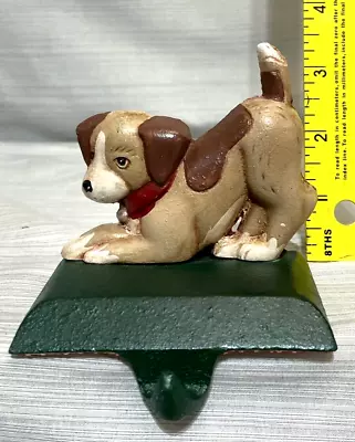 Midwest Of Cannon Falls Cast Iron Dog Puppy Stocking Hanger  Stamped 10 • $34.95