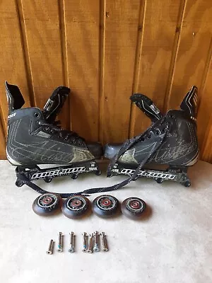 (Parts Only As Is) Mission BSX Inline Roller Hockey Skates Skates US Size 6 • $39.95