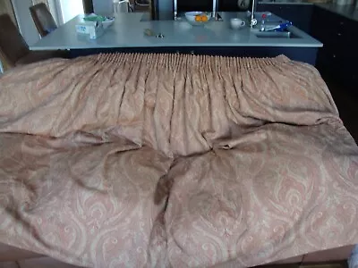 £150 • Buy Ian Sanderson Mellick Rose Dust Pair Curtains Material Appleshaw Collection